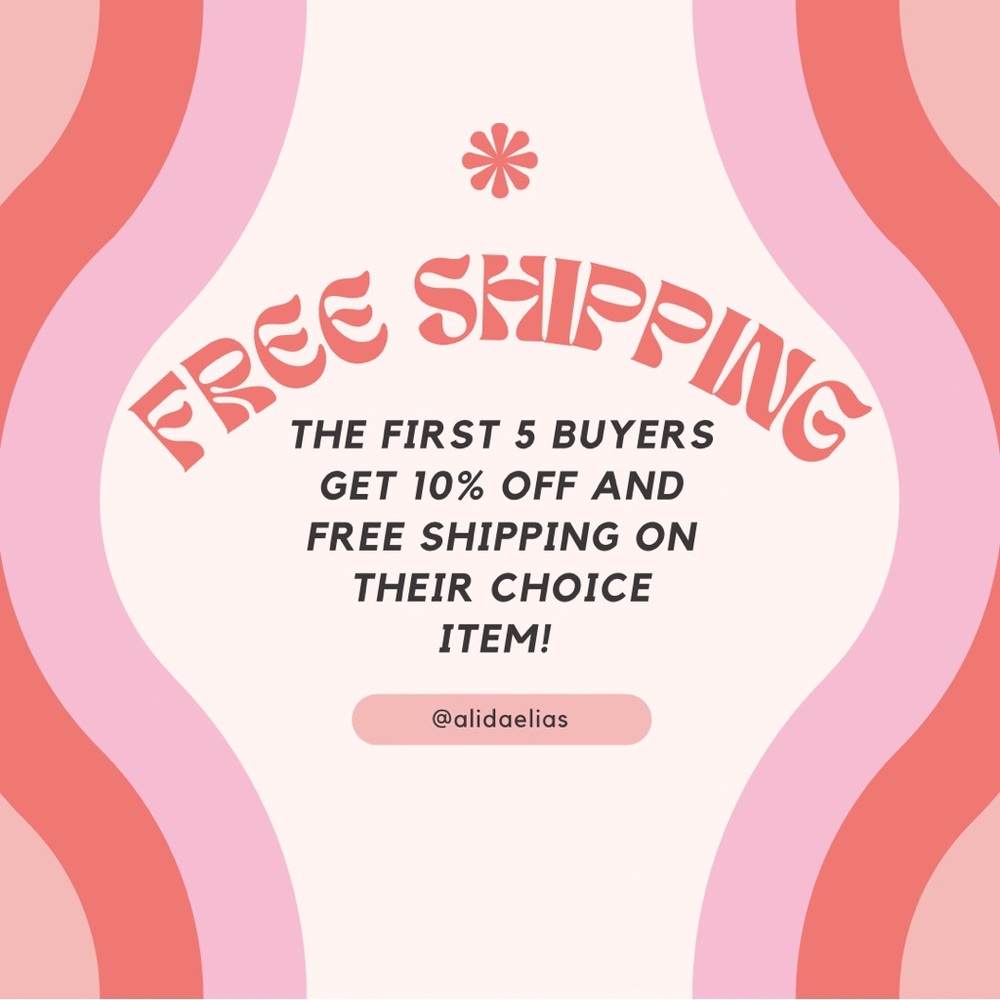 Free shipping for my first 5 buyers